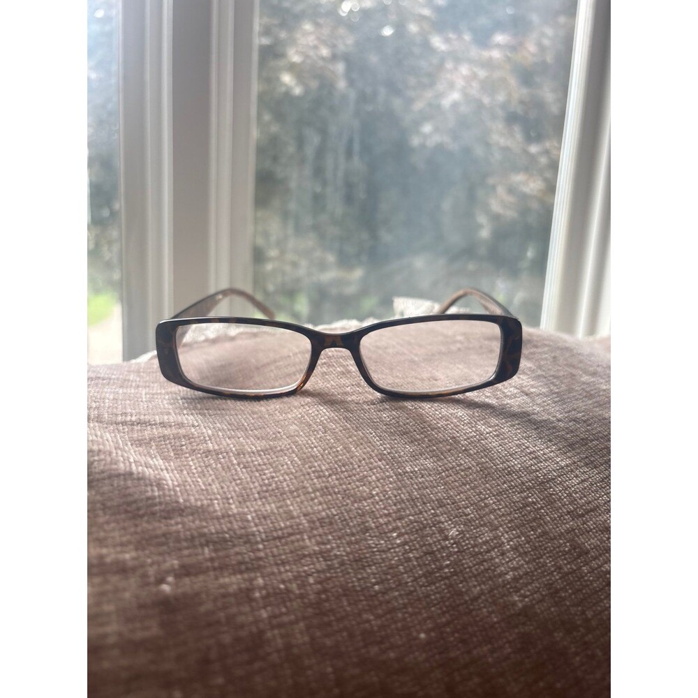 Jones New York JNR005 EKP Brown Tortoise Rectangle Eyeglasses Frames 53-17-140 - Picture 9 of 11